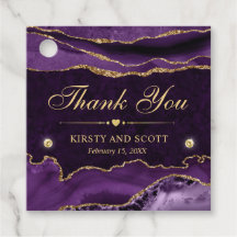 Casamento de Agatos de Mármaco com Glitter Roxo e 