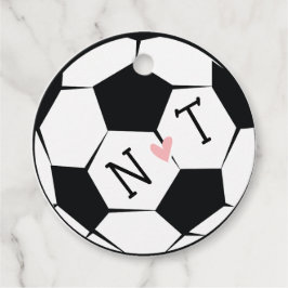 Etiquetas Para Lembrancinhas Casamento de bola de futebol monograma Obrigado