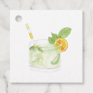 Etiquetas Para Lembrancinhas Casamento de Cocktail de Praia Tropical