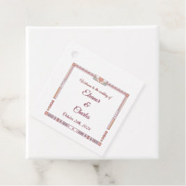 Etiquetas Para Lembrancinhas Casamento de Conto de Fadas Art Déco