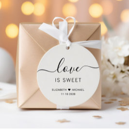 Etiquetas Para Lembrancinhas Casamento de Creme Doce Amor