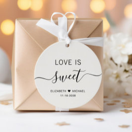Etiquetas Para Lembrancinhas Casamento de Creme Doce Amor