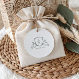 Etiquetas Para Lembrancinhas Casamento de CREST de BRUNSWICK Obrigado