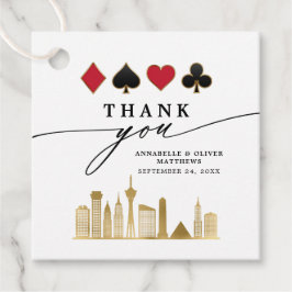 Etiquetas Para Lembrancinhas Casamento de Destino de Foto Elegante Las Vegas