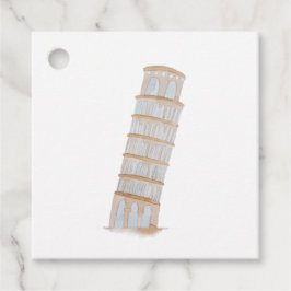 Etiquetas Para Lembrancinhas Casamento de Destino Italiano de Aquarela