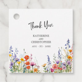 Etiquetas Para Lembrancinhas Casamento de Flores Selvagens Legais Agradecemos
