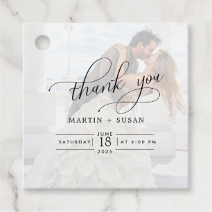 Etiquetas Para Lembrancinhas Casamento de Fotografias com Efeito Vellum Faux El