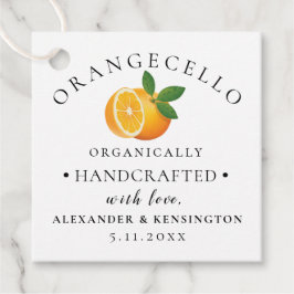 Etiquetas Para Lembrancinhas Casamento de Garrafa Orangecello