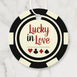 Etiquetas Para Lembrancinhas Casamento De Lucky In Love Black White Vegas