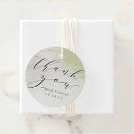 Etiquetas Para Lembrancinhas Casamento de Ombre Primavera Verde Folha de Ouro O