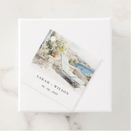 Etiquetas Para Lembrancinhas Casamento de Paisagem de Grécia Curfu