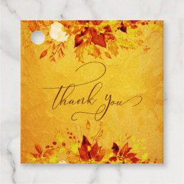 Etiquetas Para Lembrancinhas Casamento de Poinsettia Vermelha e Dourada Elegant