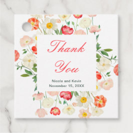 Etiquetas Para Lembrancinhas Casamento de primavera de Tulipas e Daffodils