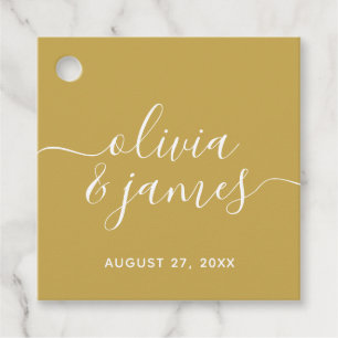 Etiquetas Para Lembrancinhas Casamento de Script de Caligrafia Editável