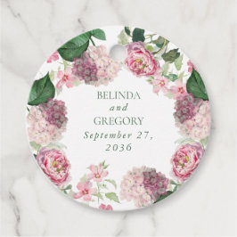 Etiquetas Para Lembrancinhas Casamento do Jardim das Flores Rosa Romântica com