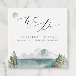 Etiquetas Para Lembrancinhas Casamento do Lago Rustic Mountain Boho Boho