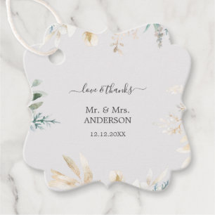 Etiquetas Para Lembrancinhas Casamento Dourado de Cerrado