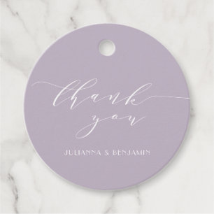 Etiquetas Para Lembrancinhas Casamento Elegante Dusty Lilac Art - Obrigado