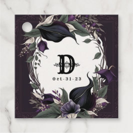 Etiquetas Para Lembrancinhas casamento elegante monograma