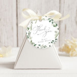Etiquetas Para Lembrancinhas Casamento Eucalipto Verde com Duelo Floral Moderno<br><div class="desc">Design apresenta um buquê de verde-aquarela, eucalipto, sábio e anêmonas desenhados à mão especialmente para a coleção de convites para casamentos do "Evergreen Garden". Para alterar seus nomes, local e data do casamento e outros detalhes, clique em "Personalizar". Veja o link de coleção nesta página para ver todos os itens...</div>