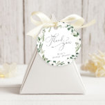 Etiquetas Para Lembrancinhas Casamento Eucalipto Verde com Duelo Floral Moderno<br><div class="desc">Design apresenta um buquê de verde-aquarela, eucalipto, sábio e anêmonas desenhados à mão especialmente para a coleção de convites para casamentos do "Evergreen Garden". Para alterar seus nomes, local e data do casamento e outros detalhes, clique em "Personalizar". Veja o link de coleção nesta página para ver todos os itens...</div>