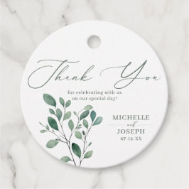 Etiquetas Para Lembrancinhas Casamento Eucalyptus Sage Green Watercolor