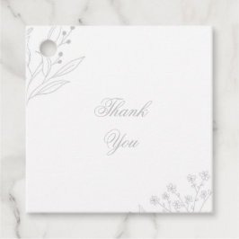 Etiquetas Para Lembrancinhas Casamento Floral Boho Silver Corner