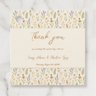 Etiquetas Para Lembrancinhas Casamento Floral de Flor de Flor de Watercolor Sel