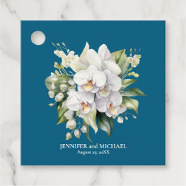 Etiquetas Para Lembrancinhas Casamento Floral de Flores Brancas