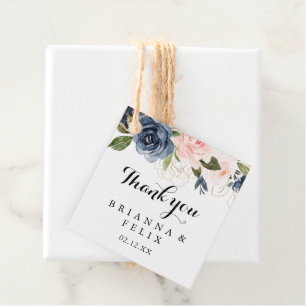 Etiquetas Para Lembrancinhas Casamento Floral de Inverno Simples Elegante