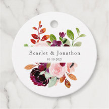 Casamento Floral de Outono de Outono de Burgundy B