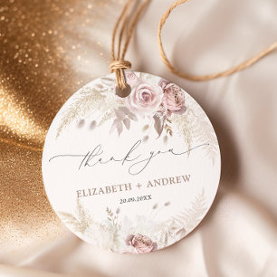 Etiquetas Para Lembrancinhas Casamento Floral de Rosa cor-de-rosa-rosa-penteado