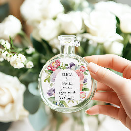 Etiquetas Para Lembrancinhas Casamento Floral de Watercolor