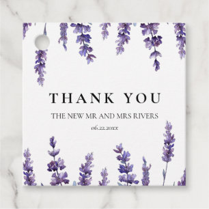 Etiquetas Para Lembrancinhas Casamento floral elegante da lavanda