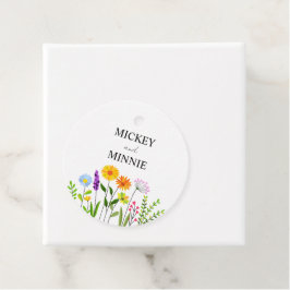 Etiquetas Para Lembrancinhas Casamento floral elegante de primavera