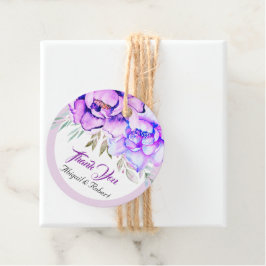 Etiquetas Para Lembrancinhas Casamento floral lilac floral com flores alveolare
