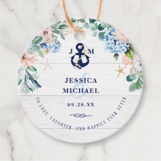 Etiquetas Para Lembrancinhas Casamento Floral Náutico Rustic Beach Watercolor