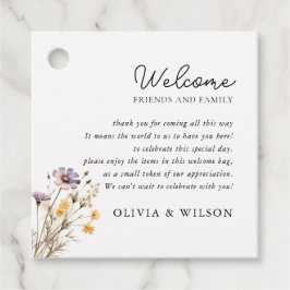 Etiquetas Para Lembrancinhas Casamento Floral Púrpura Elegante