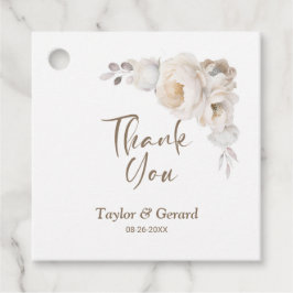 Etiquetas Para Lembrancinhas Casamento Floral Rosa Branca Obrigado