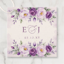 Casamento Floral Roxo Lavanda Botânico Elegante