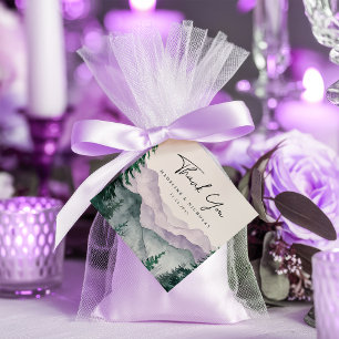 Etiquetas Para Lembrancinhas Casamento Floresta Montanhosa Nebulosa Agradecimen