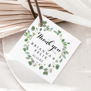Etiquetas Para Lembrancinhas Casamento Geométrico Verde Eucalyptus Calligraphy
