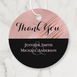 Etiquetas Para Lembrancinhas Casamento Negro Dourado Rosa moderno
