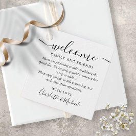Etiquetas Para Lembrancinhas Casamento Negro E Branco Bag De Boas-Vindas