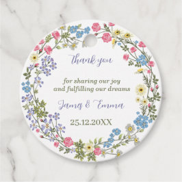Etiquetas Para Lembrancinhas Casamento Personalizado Floral Elegante
