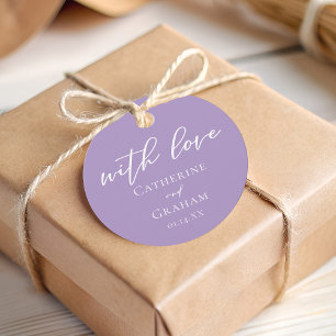 Etiquetas Para Lembrancinhas Casamento Personalizado Lilac Roxo