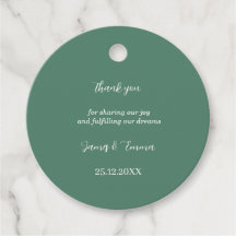 Casamento Personalizado Verde Simples