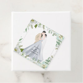 Etiquetas Para Lembrancinhas Casamento Romântico em Aquarela