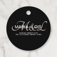 Casamento Rosa Bege Preto com Letra Monograma de R
