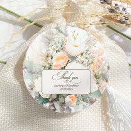 Etiquetas Para Lembrancinhas Casamento Rustic White Blooms Obrigado